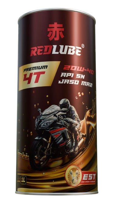 RED LUBE PREMIUM 4T 20W-40 (API SN, JASO MA2)